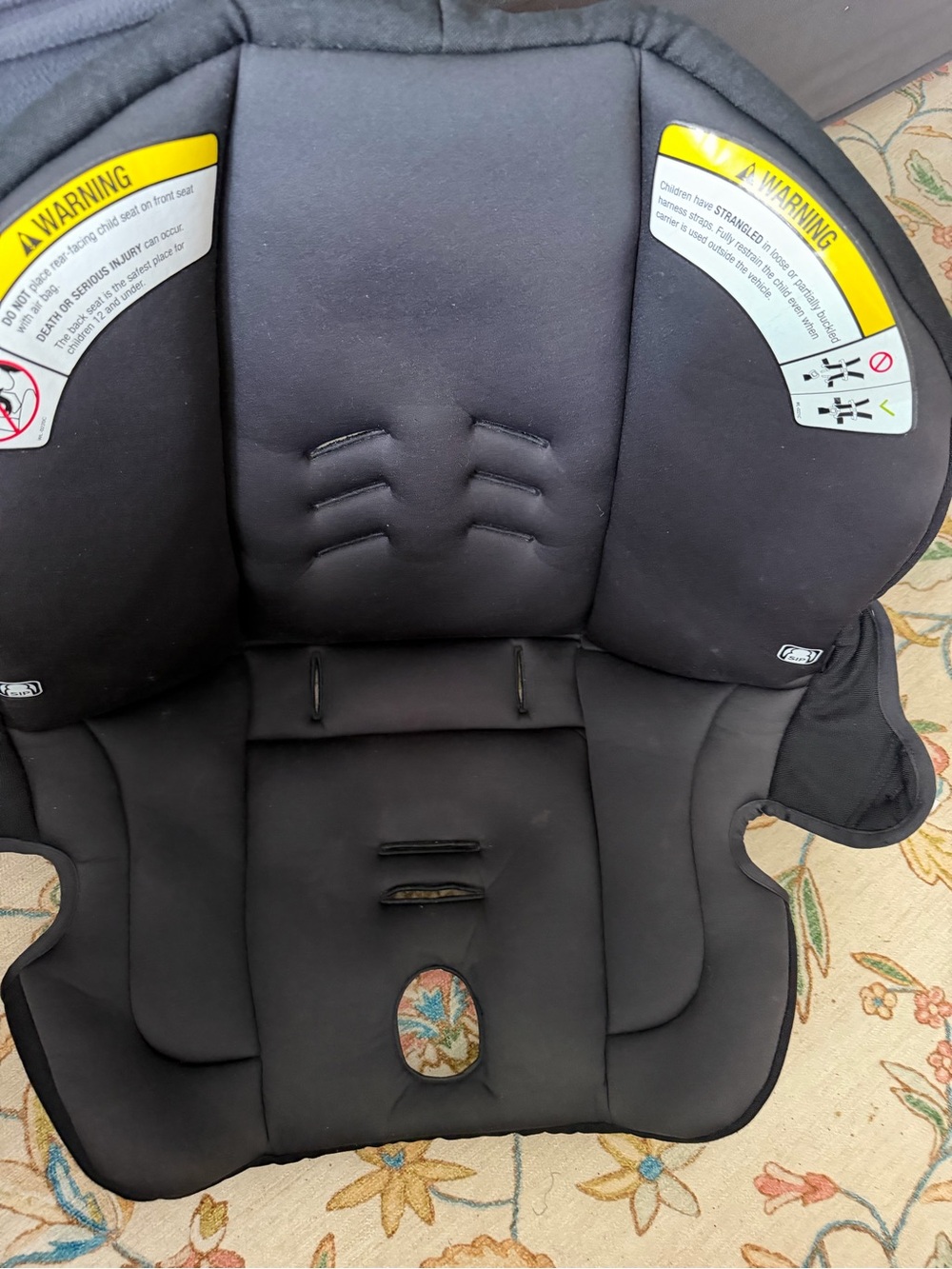 Nuna Car Seat Cover Replacement - Black